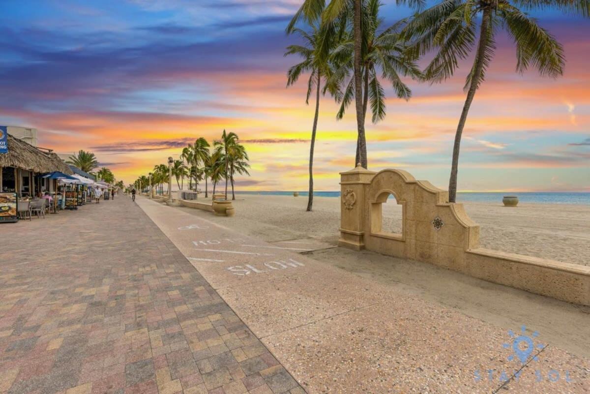 Rooftop Pool - Hollywood Beach Boardwalk Daire Dış mekan fotoğraf