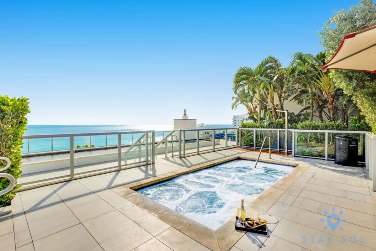 Rooftop Pool - Hollywood Beach Boardwalk Daire Dış mekan fotoğraf