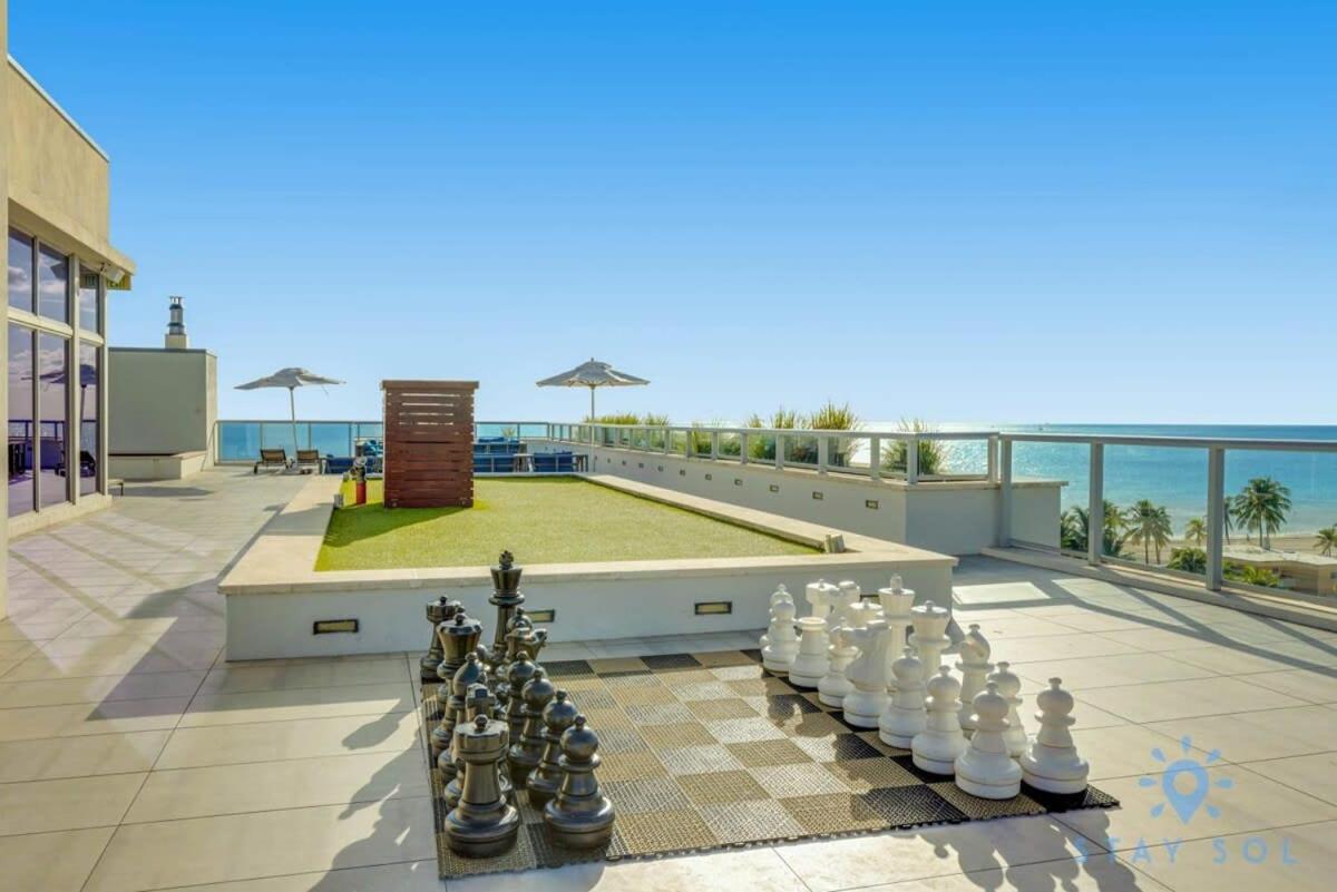 Rooftop Pool - Hollywood Beach Boardwalk Daire Dış mekan fotoğraf