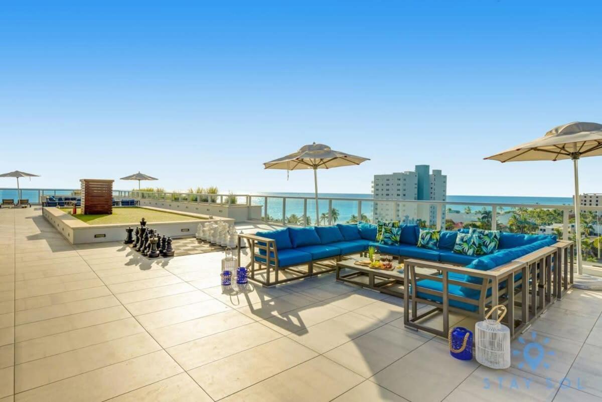 Rooftop Pool - Hollywood Beach Boardwalk Daire Dış mekan fotoğraf