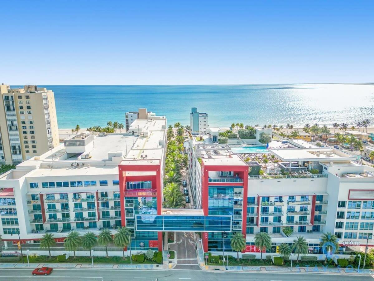 Rooftop Pool - Hollywood Beach Boardwalk Daire Dış mekan fotoğraf