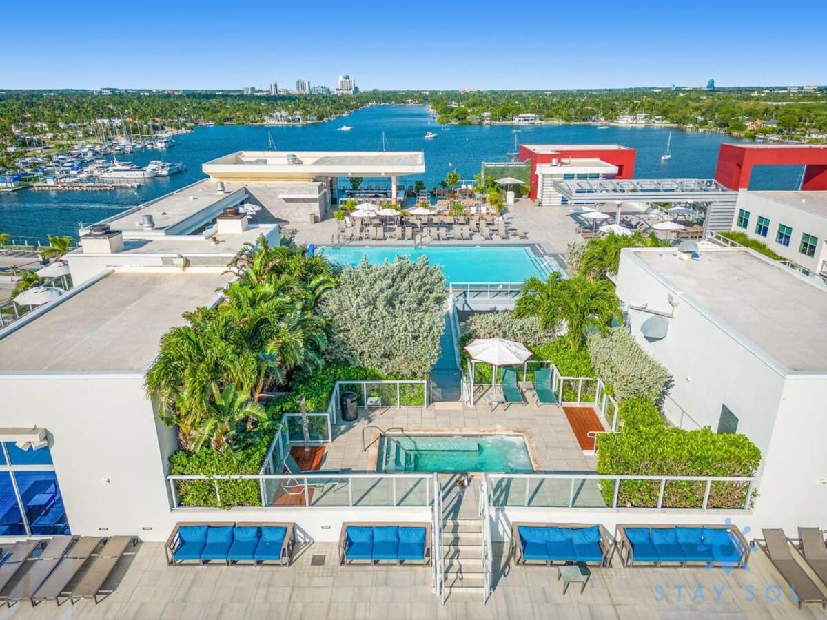 Rooftop Pool - Hollywood Beach Boardwalk Daire Dış mekan fotoğraf