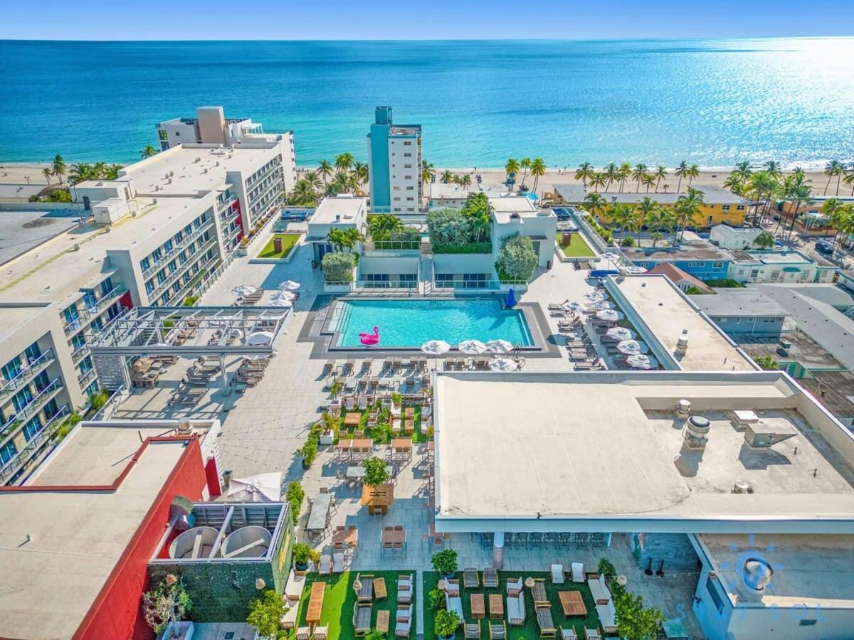 Rooftop Pool - Hollywood Beach Boardwalk Daire Dış mekan fotoğraf